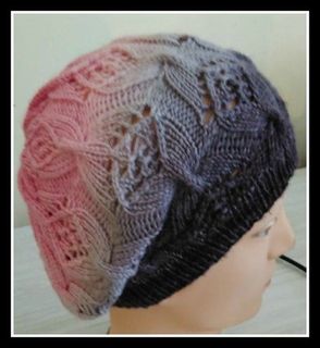 Butterfly bows Beret PDF Knitting Pattern pdf download